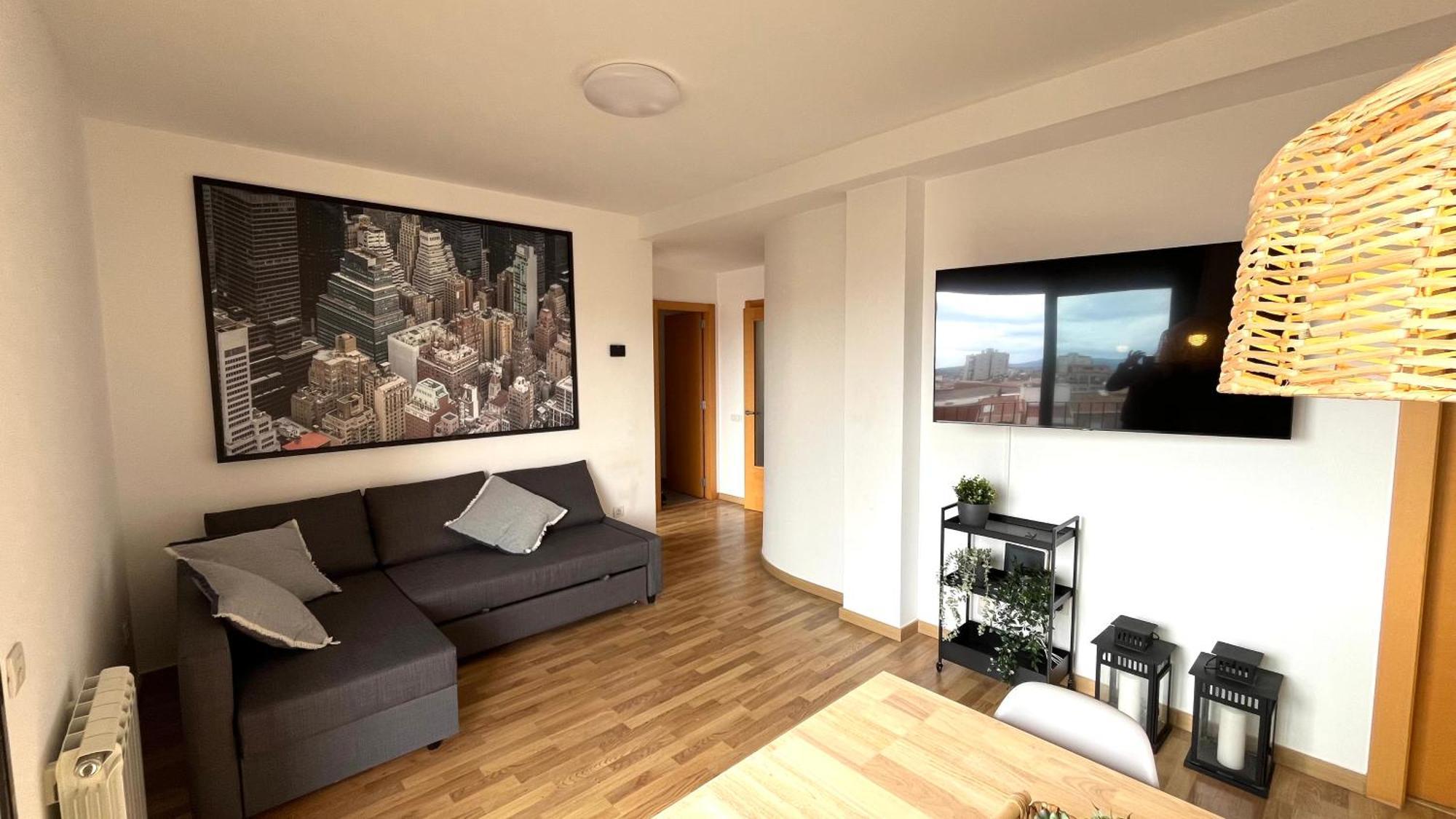 Apartamento Con Terraza By Prestigi Terrassa Kültér fotó
