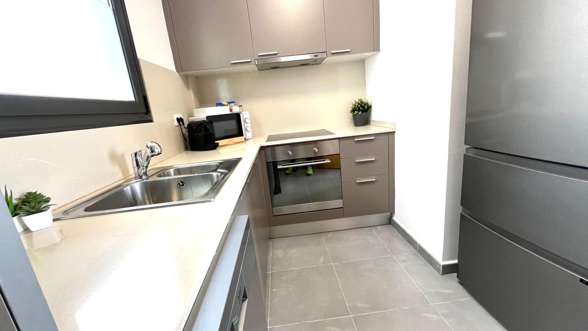 Apartamento Con Terraza By Prestigi Terrassa Kültér fotó