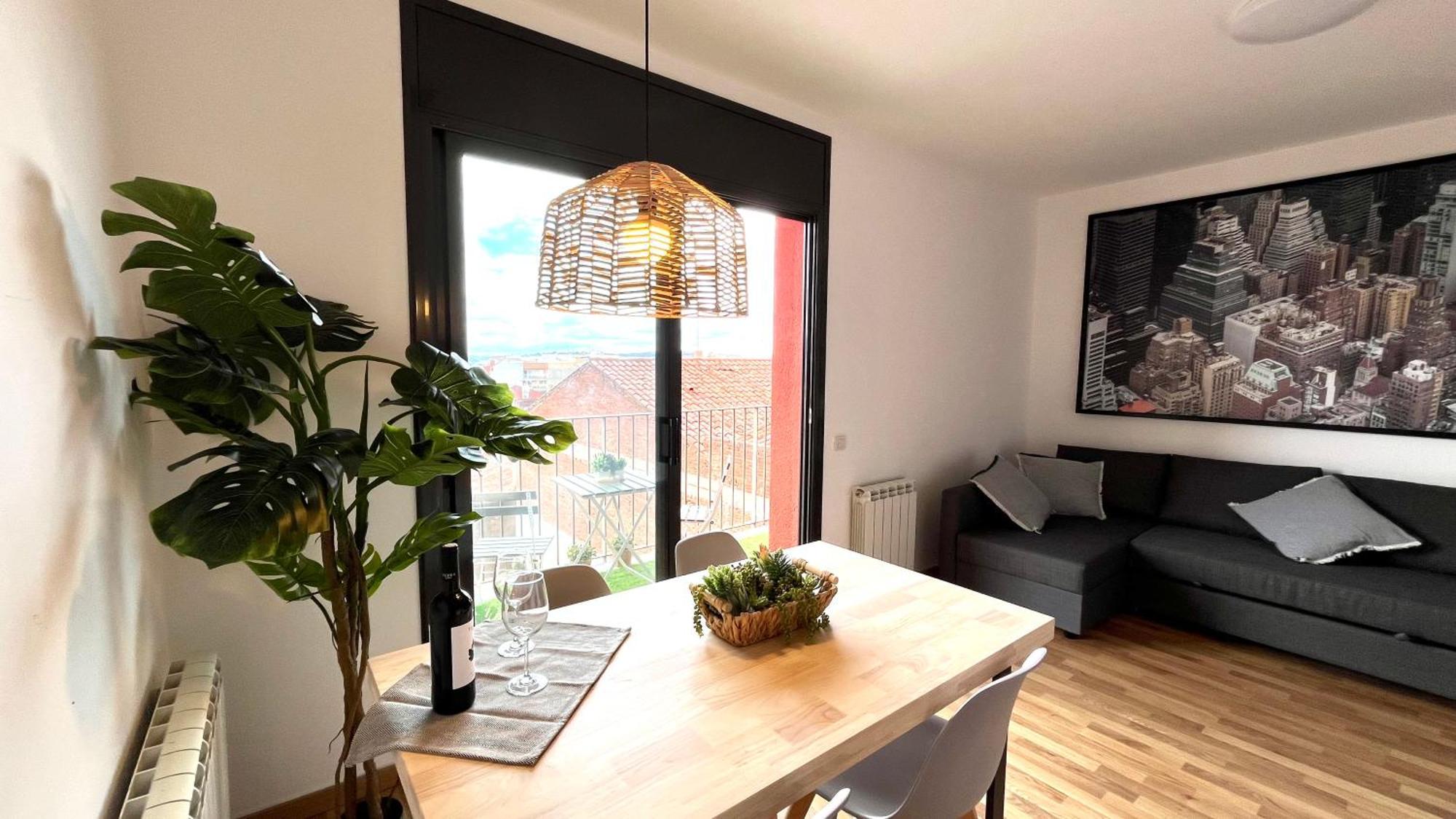 Apartamento Con Terraza By Prestigi Terrassa Kültér fotó
