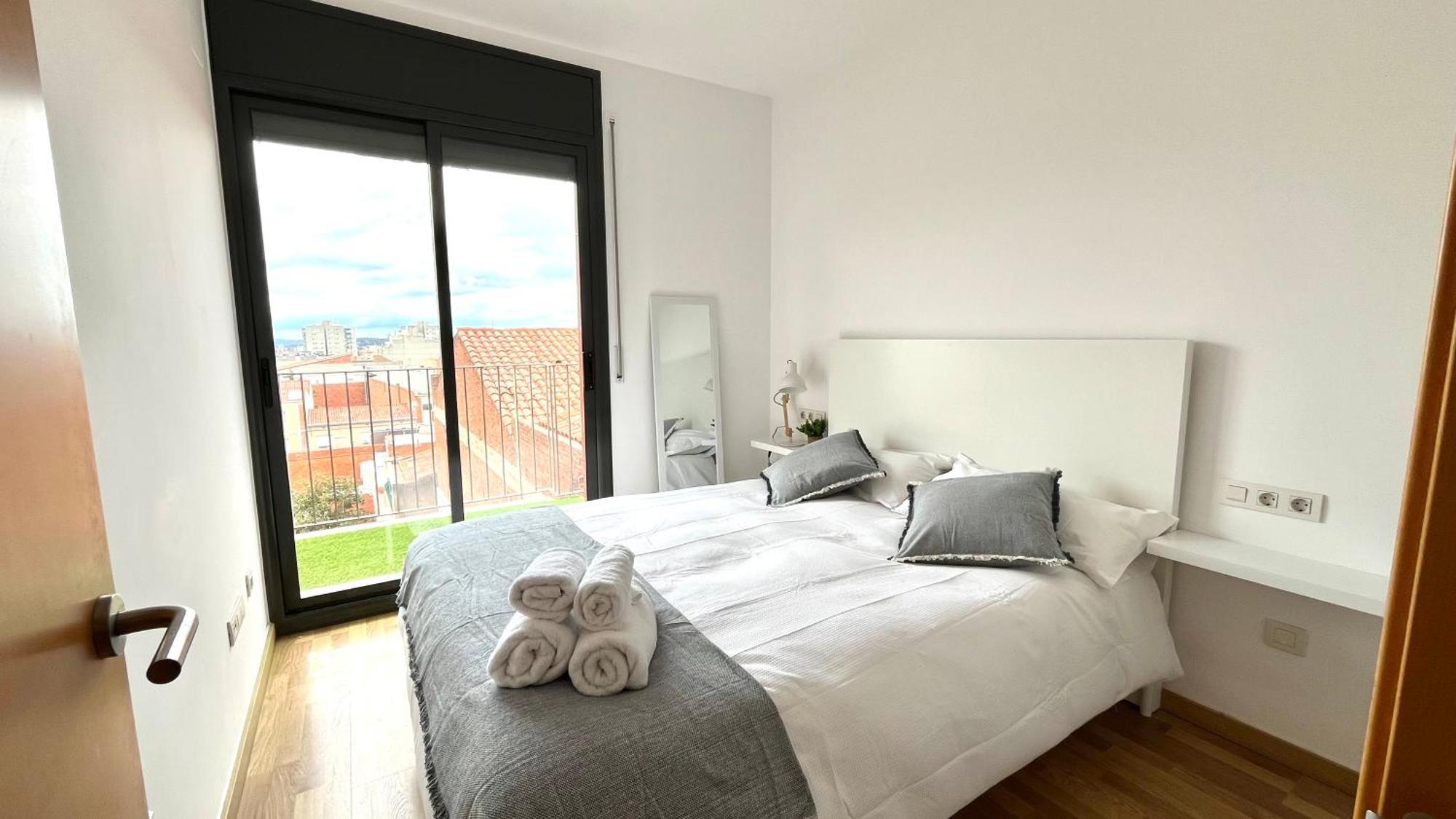 Apartamento Con Terraza By Prestigi Terrassa Kültér fotó