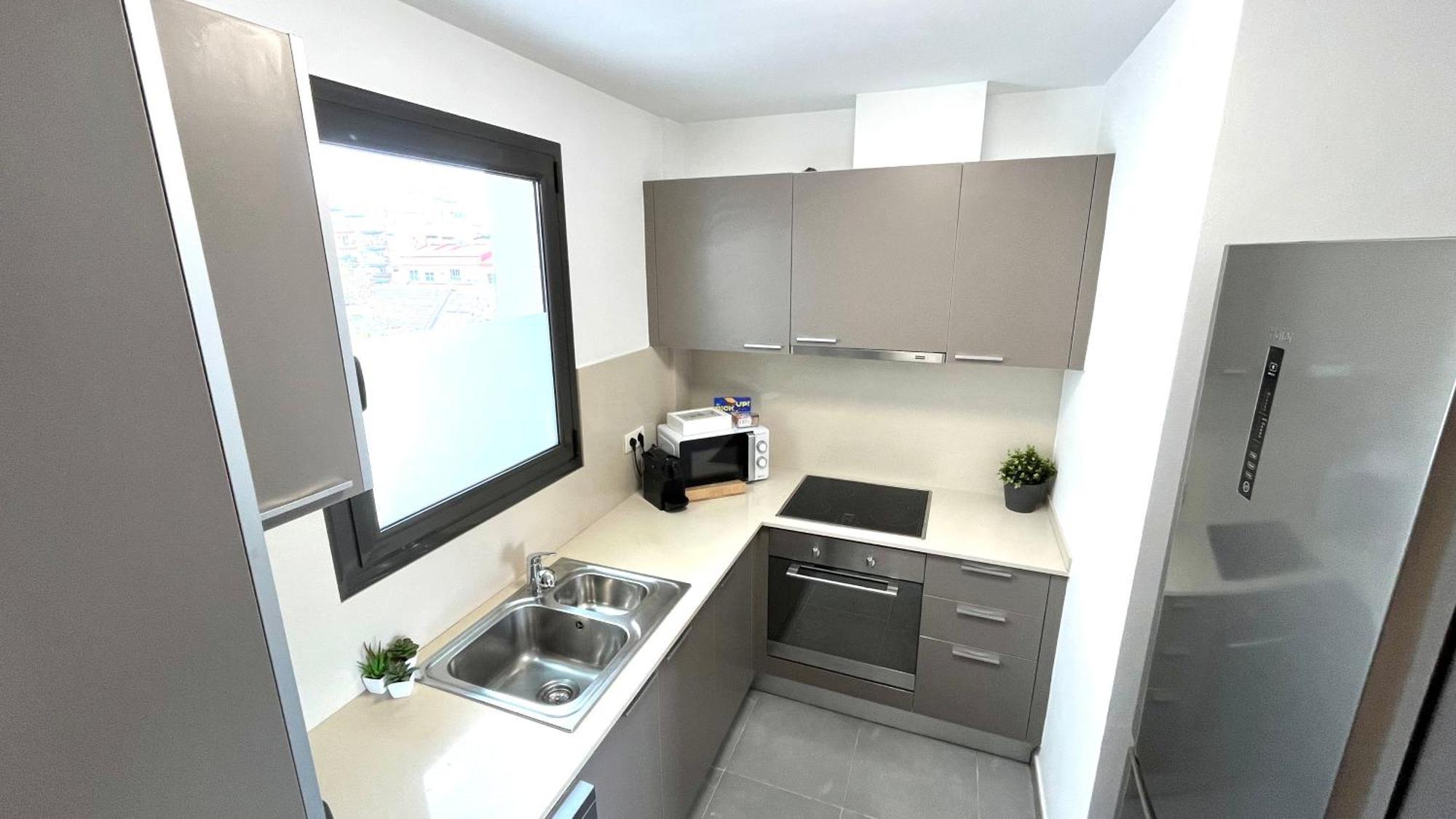 Apartamento Con Terraza By Prestigi Terrassa Kültér fotó